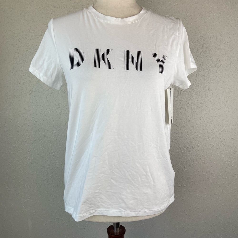 NWT DKNY White T-Shirt Size XS